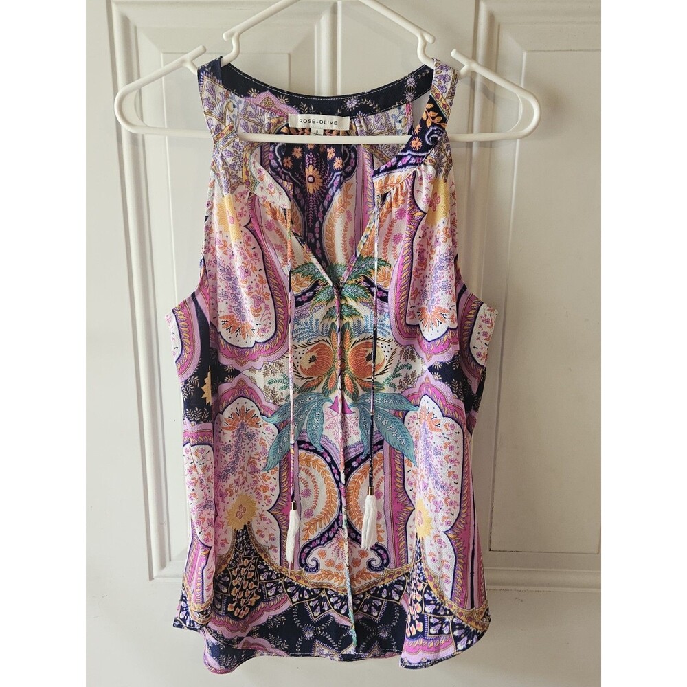 Rose And Olive Womens Sleevless Tank Small
